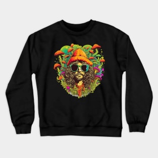 Funky Man Magic Mushroom Crewneck Sweatshirt